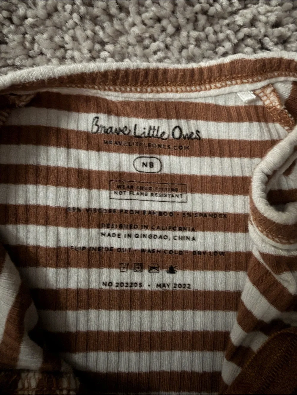 Brave Little Ones newborn sleeper